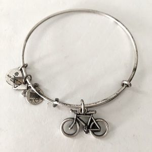 Alex & Ani Bike charm bracelet